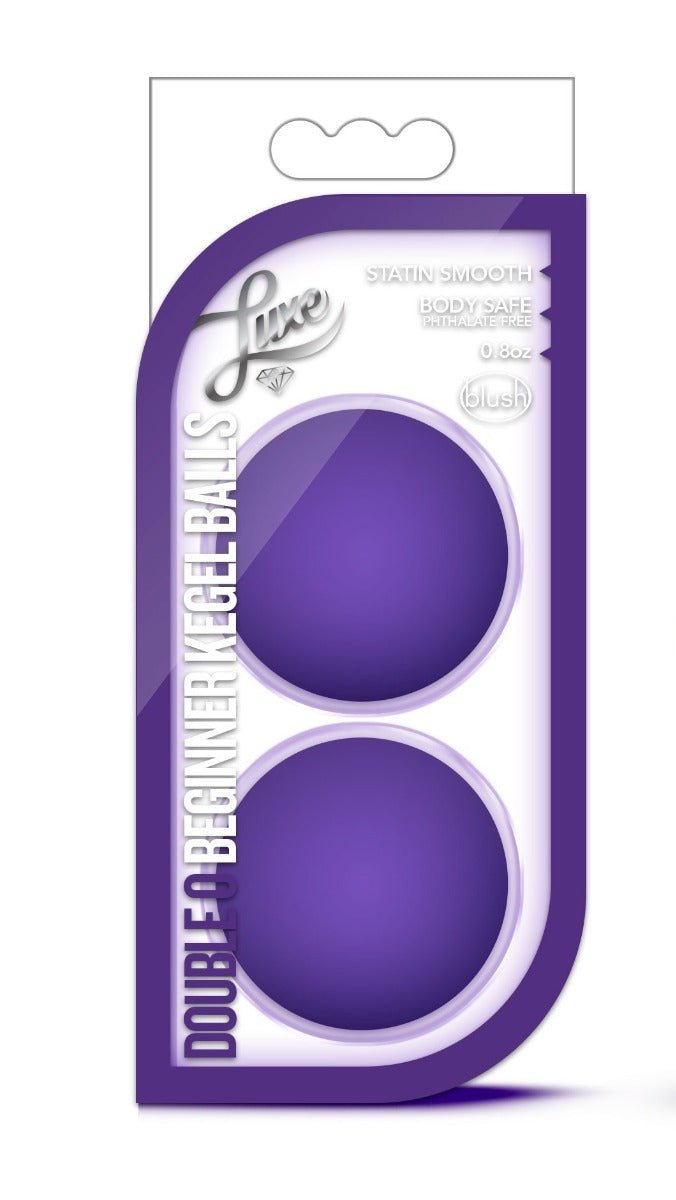 Luxe Double O Beginner Kegel Balls packaging purple