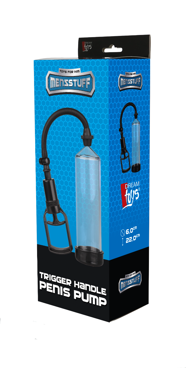 Menzstuff Trigger Handle Penis Pump box