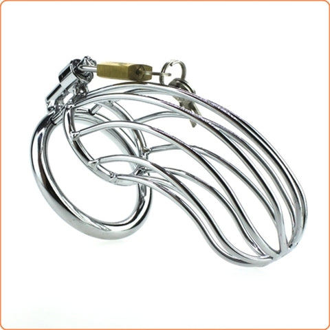 Metal Hard Bird Cage Chastity Device
