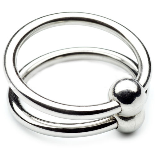 Metal Hard Double Glans Ring 30mm