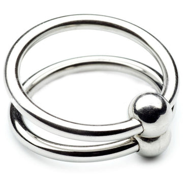 Metal Hard Double Glans Ring 30mm