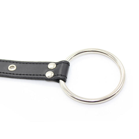 OHMAMA Fetish Cock Ring With Nipple Clamps metal ring