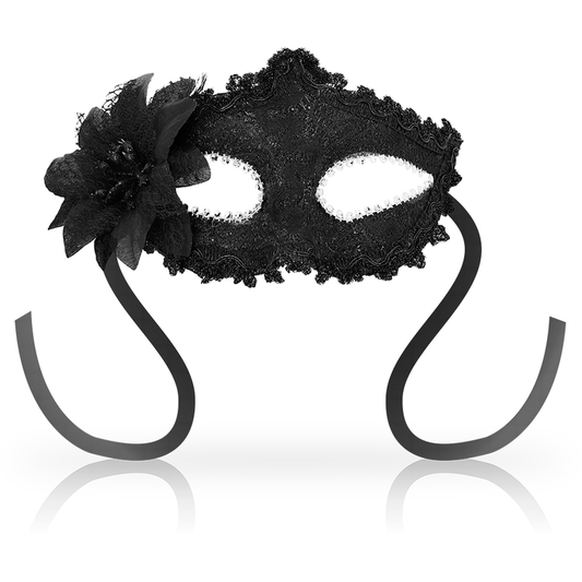 OHMAMA Venetian Eye Mask Side Flower front
