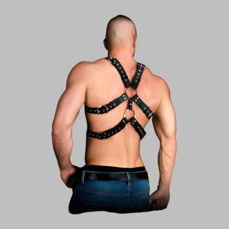 Andreas Leather Chest Harness