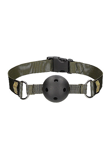 Ouch! Army Theme Breathable Ball Gag