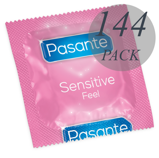 Pasante Sensitive Feel Condoms 144 Units single condom
