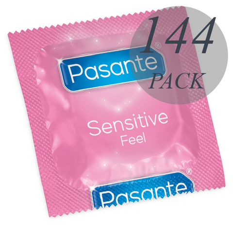 Pasante Sensitive Feel Condoms 144 Units single condom