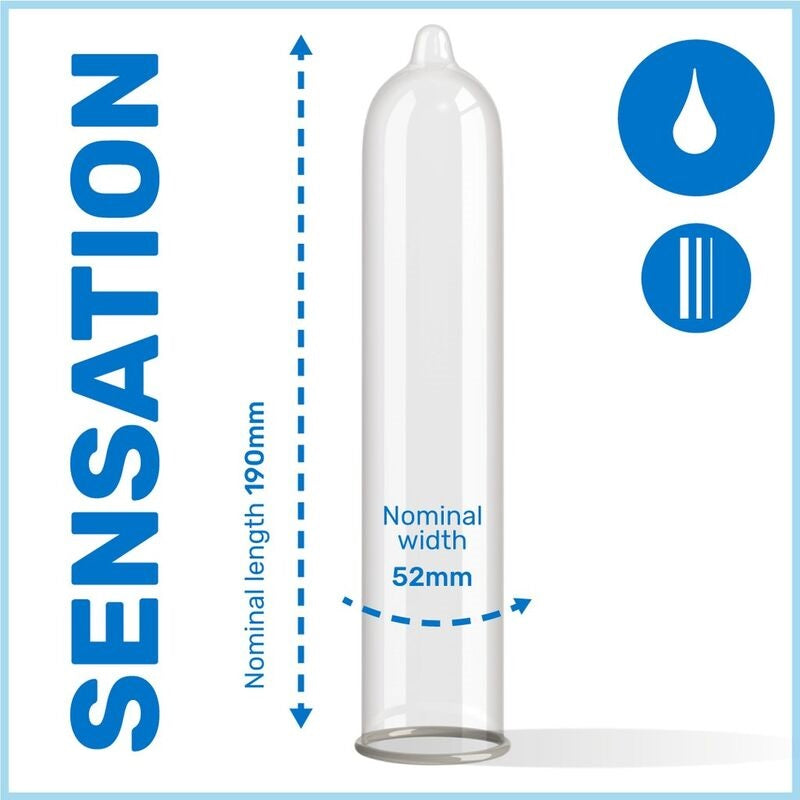 Pasante Sensitive Feel Condoms 144 Units size