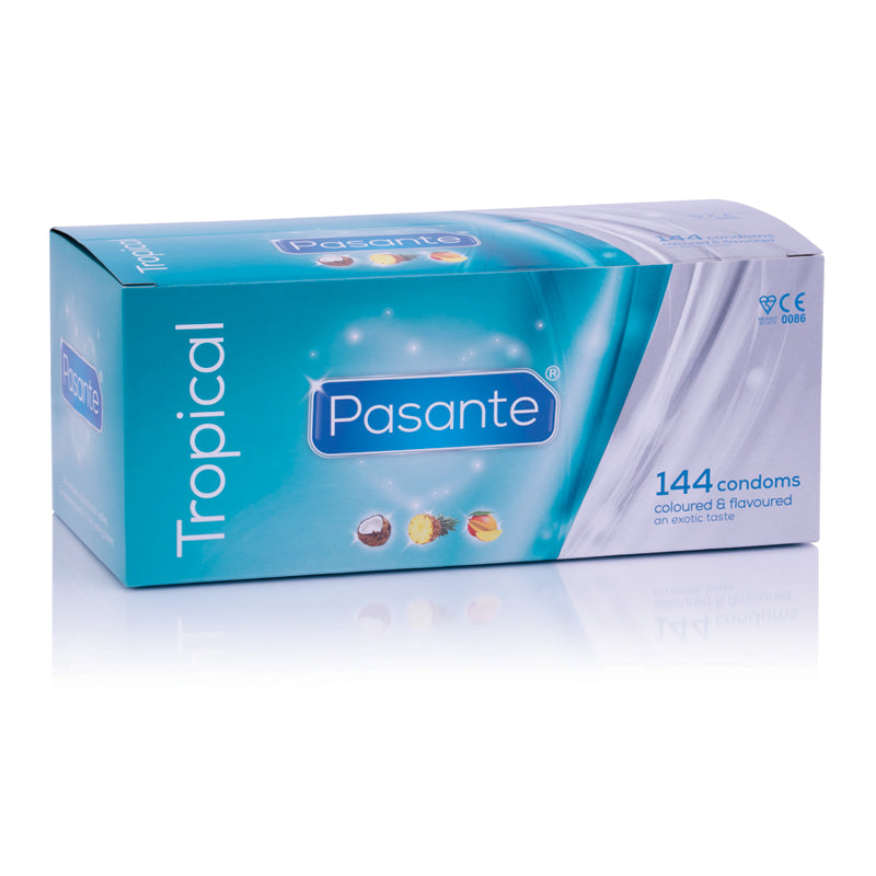 Pasante Tropical Condoms 144 Pcs box