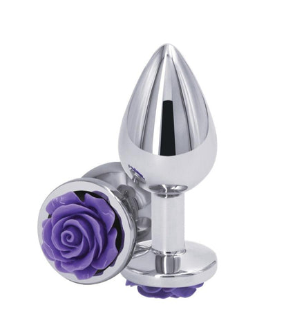 Rear Assets Purple Rose Butt Plug