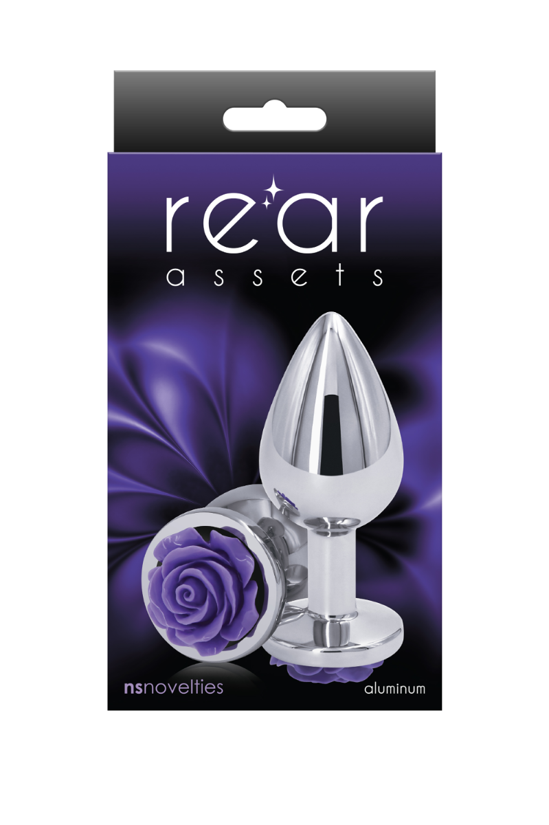 Rear Assets Purple Rose Butt Plug box