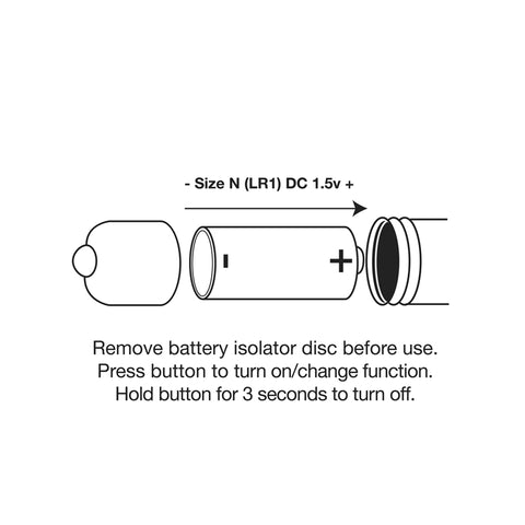 Rocks Off Big Boy Prostate Vibrator battery