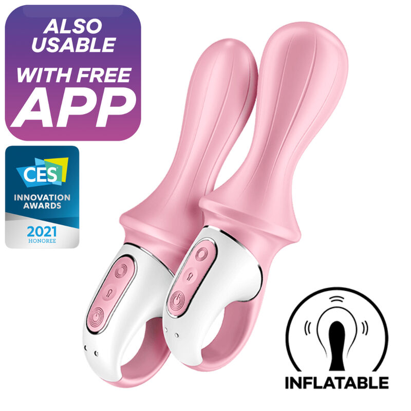 Satisfyer Air Pump Booty 5+ inflatable with app