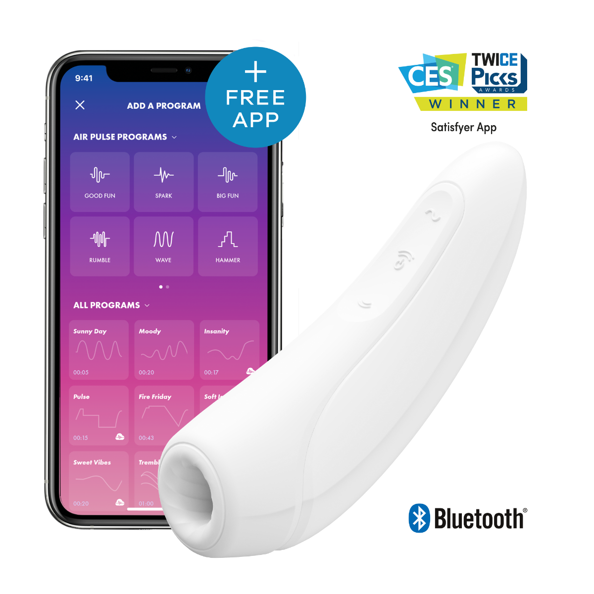 Satisfyer Curvy 1 Plus with app