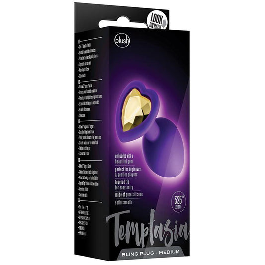Temptasia Bling Plug - Medium box purple