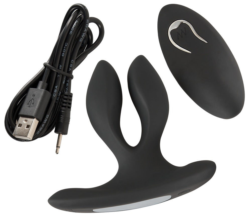 XouXou Vibrating Expander Butt Plug with remote and charger