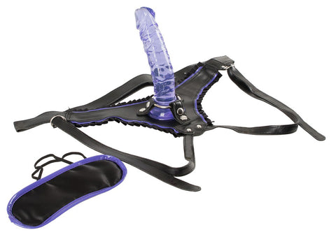 You2Toys Strap-on Kit Harness for Playgirls with dildo and blindfold