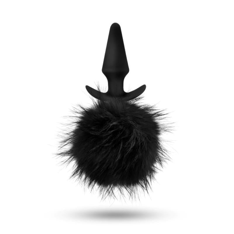 Anal Adventures Platinum Rabbit Tail Plug - Loveangels