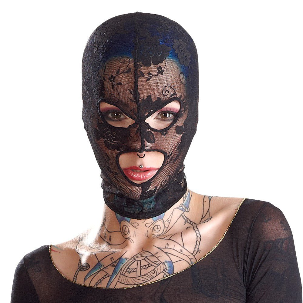 Bad Kitty Lace Head Hood - Loveangels