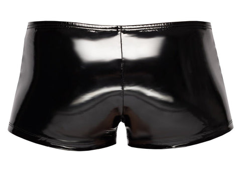 Black Level Men's Wet - Look Biker Shorts - Loveangels