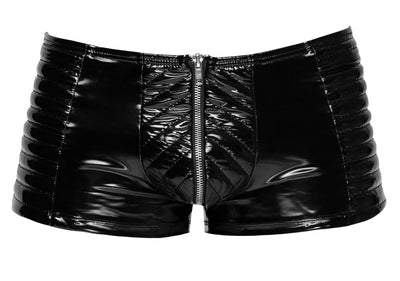 Black Level Men's Wet - Look Biker Shorts - Loveangels