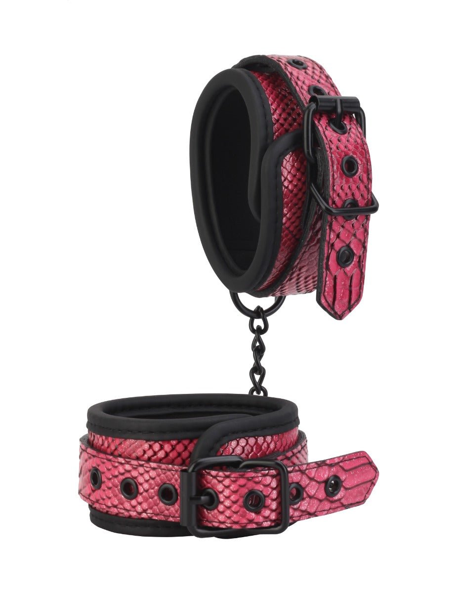 Blaze Ankle Cuffs Pink - Loveangels