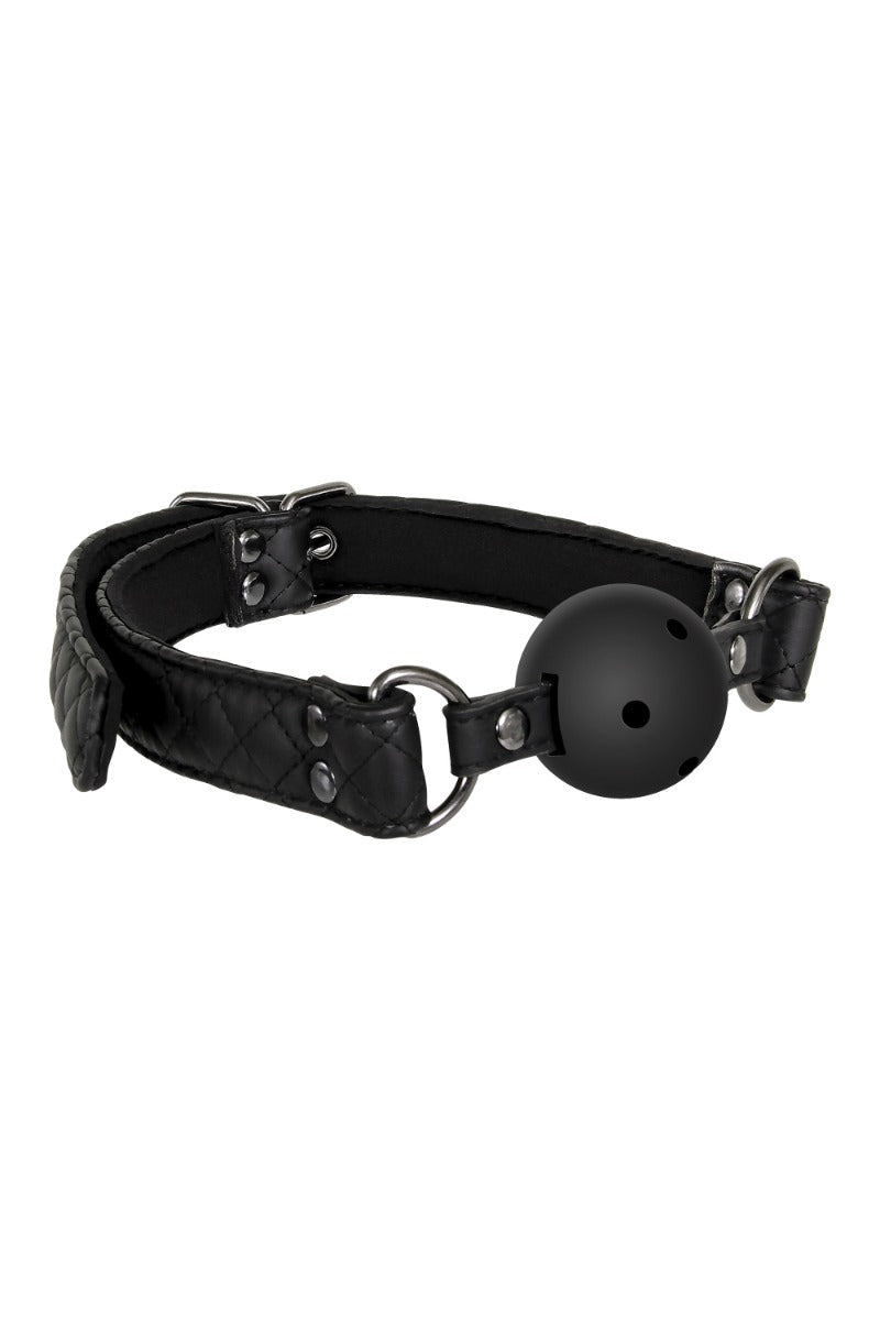 Blaze Ball Gag Diamond Black - Loveangels