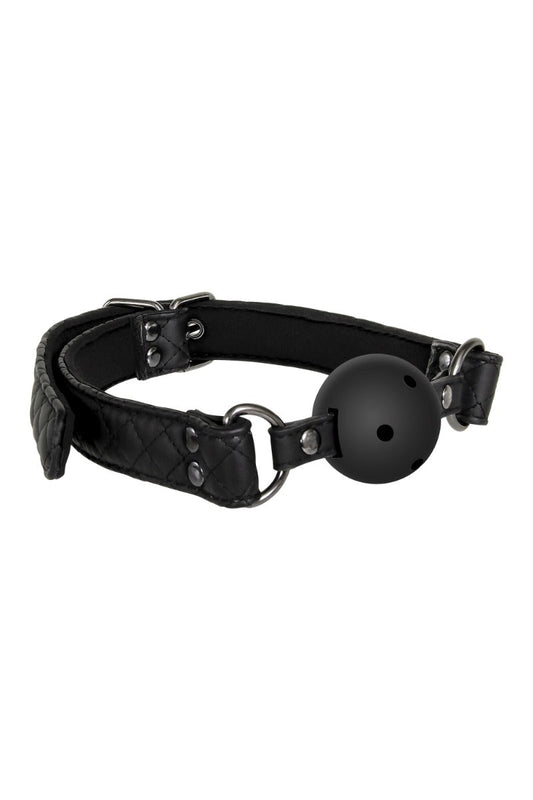 Blaze Ball Gag Diamond Black - Loveangels