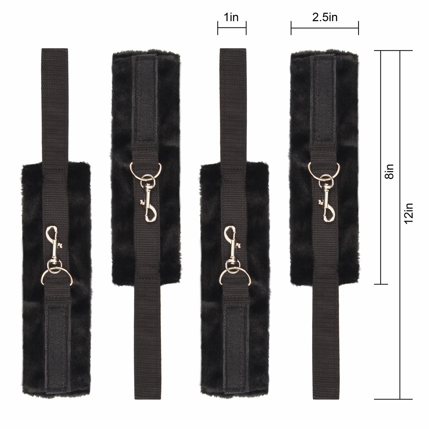 Blaze Bed Restraint Cuff Set - Loveangels