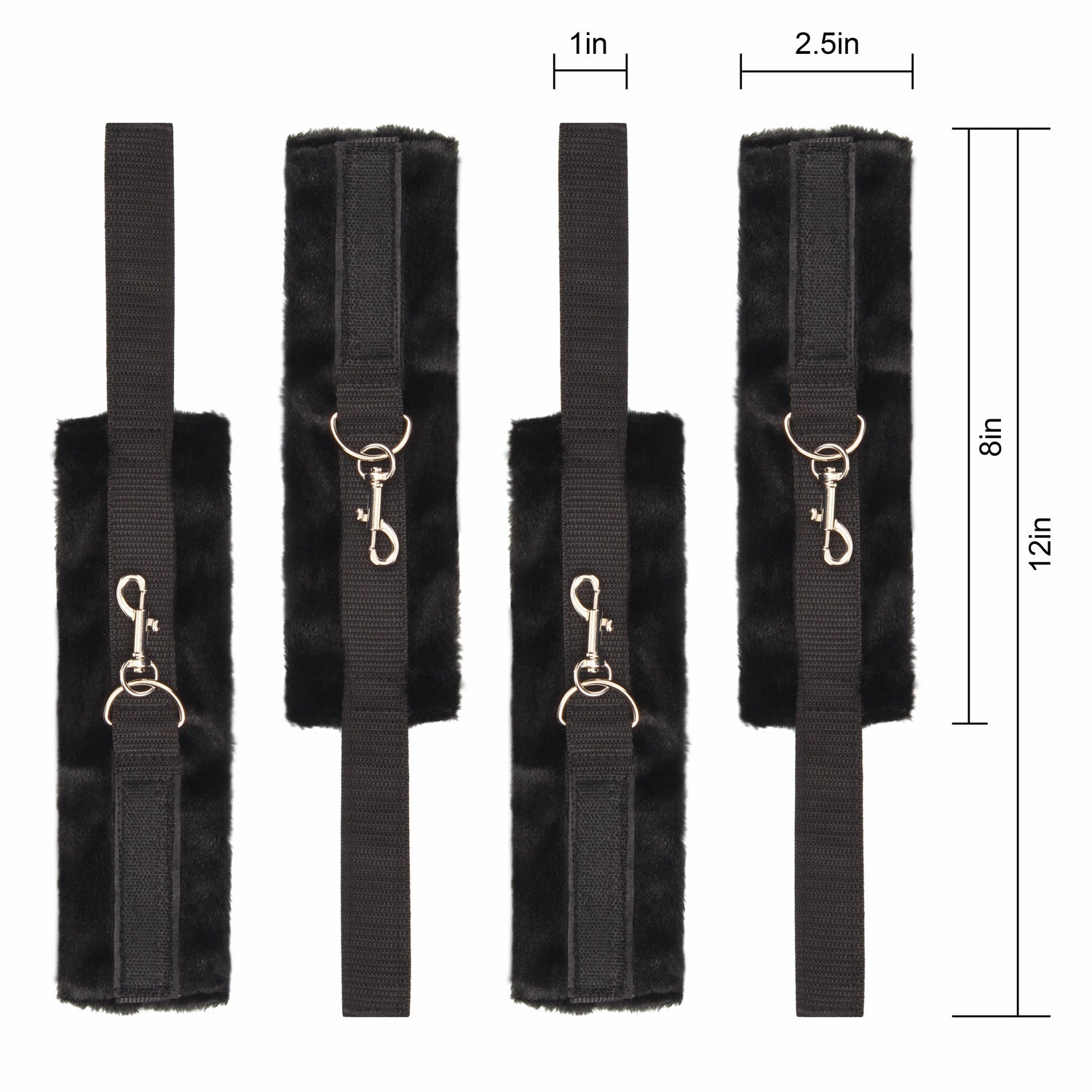 Blaze Bed Restraint Cuff Set - Loveangels