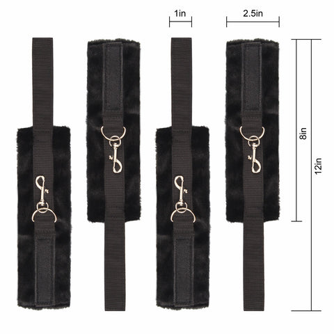Blaze Bed Restraint Cuff Set - Loveangels