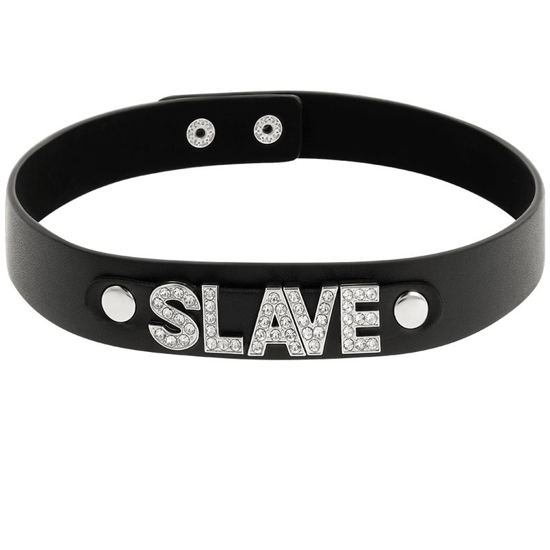 Coquette Choker Vegan Leather - Slave - Loveangels