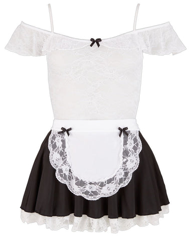 Cottelli Lace Maid's Dress - Loveangels