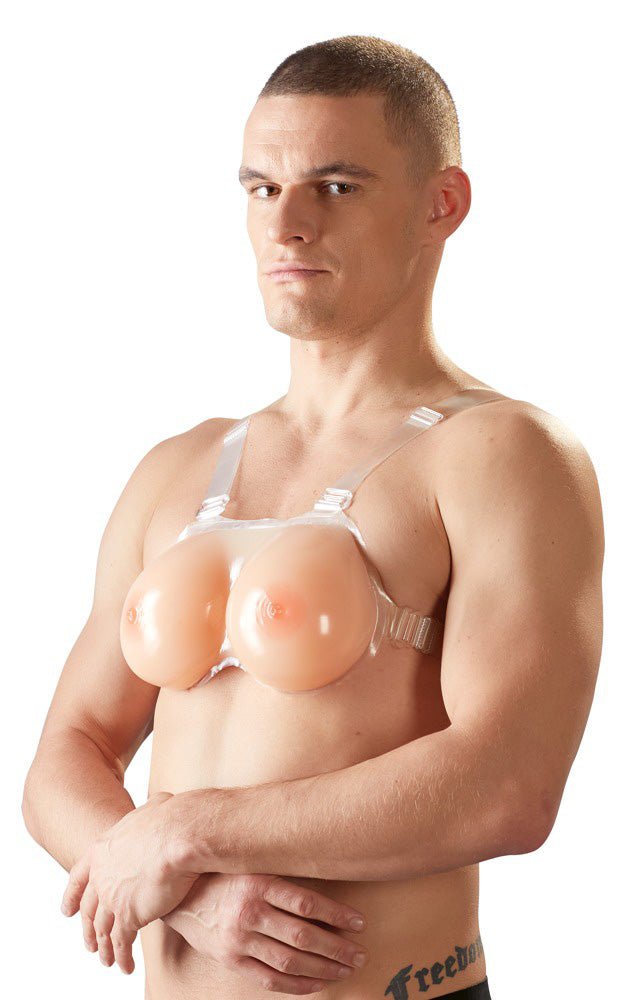 Cottelli Quality Silicone Breasts with Straps - Loveangels