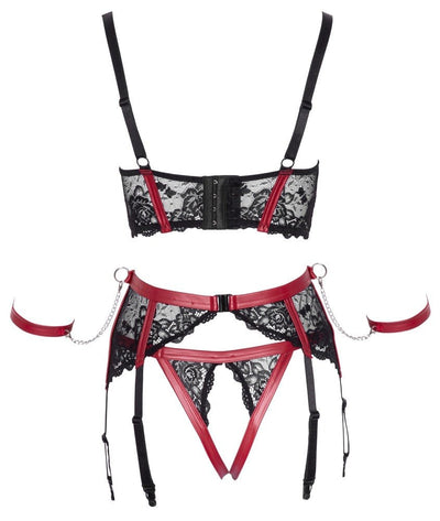 Cottelli Shelf Bra Bondage Set - Loveangels