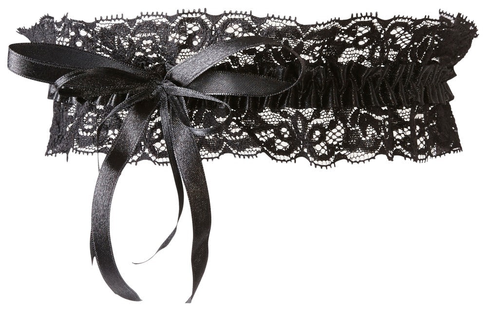 Cottelli Single Black Garter - Loveangels