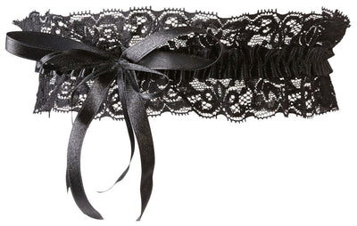 Cottelli Single Black Garter - Loveangels