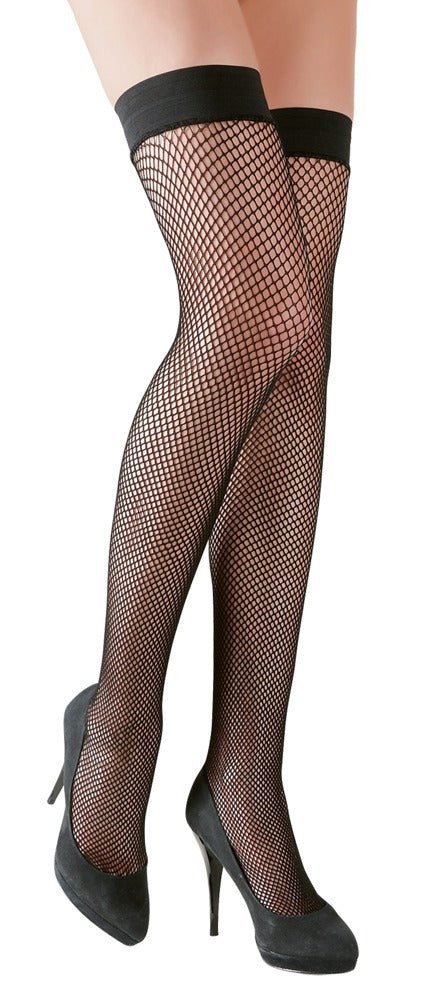 Cottelli Strapless Fishnet Stockings - Loveangels
