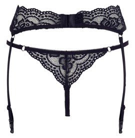 Cottelli Suspender Belt And G - String Set - Loveangels