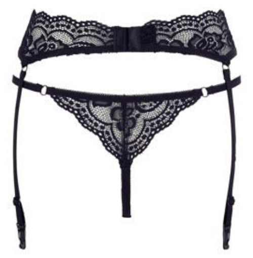 Cottelli Suspender Belt And G - String Set - Loveangels
