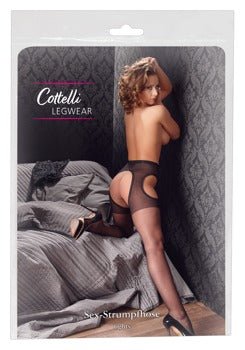 Cottelli Suspender Tights S/M - Loveangels