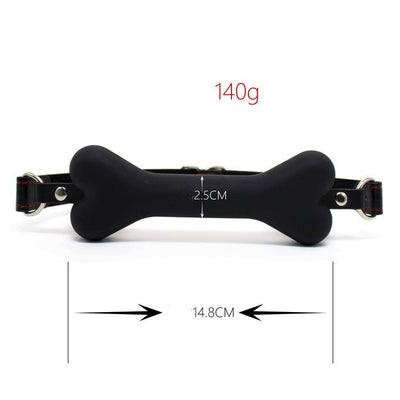 Darkness Silicone Bone Gag - Loveangels
