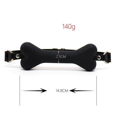 Darkness Silicone Bone Gag - Loveangels