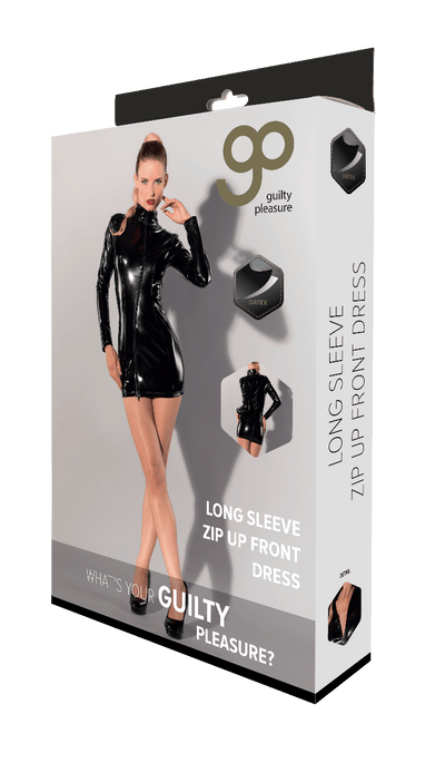 Datex Long Sleeve Dress With Zip - Loveangels