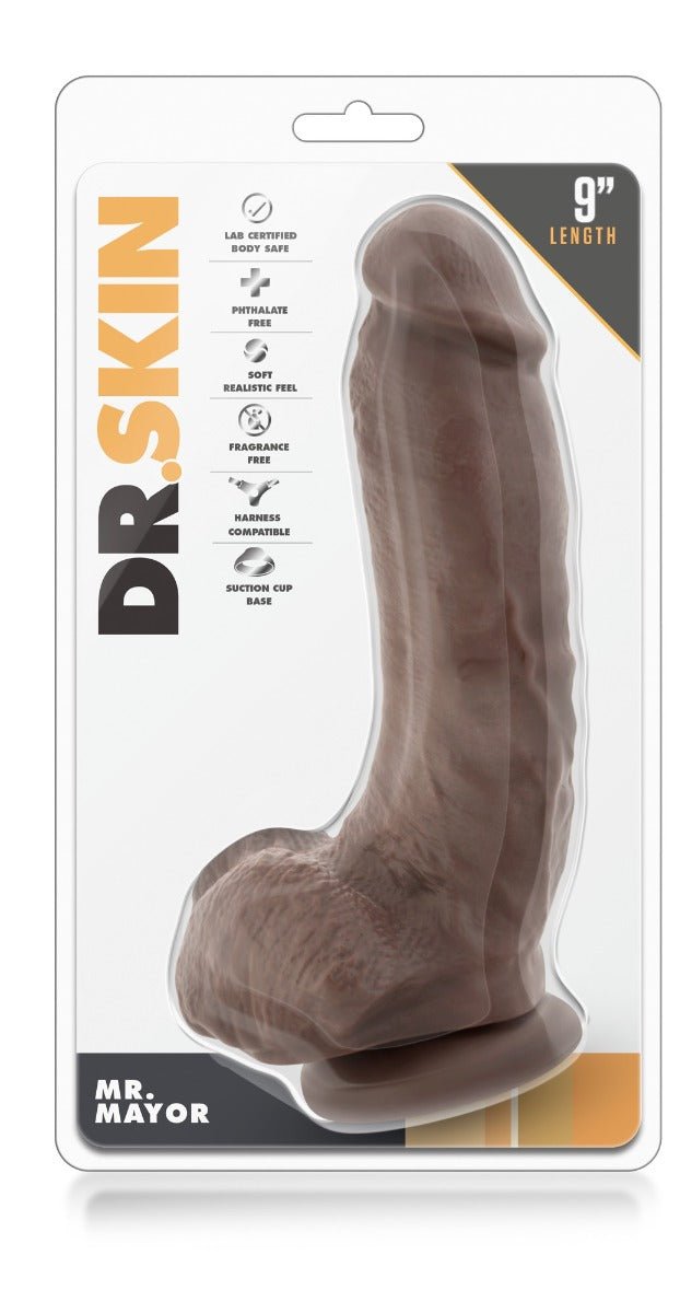 Dr Skin Mr Mayor 9 Inch Dildo - Loveangels