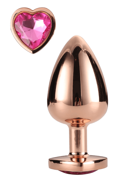Dream Toys Gleaming Love Small Rose Gold Plug - Loveangels