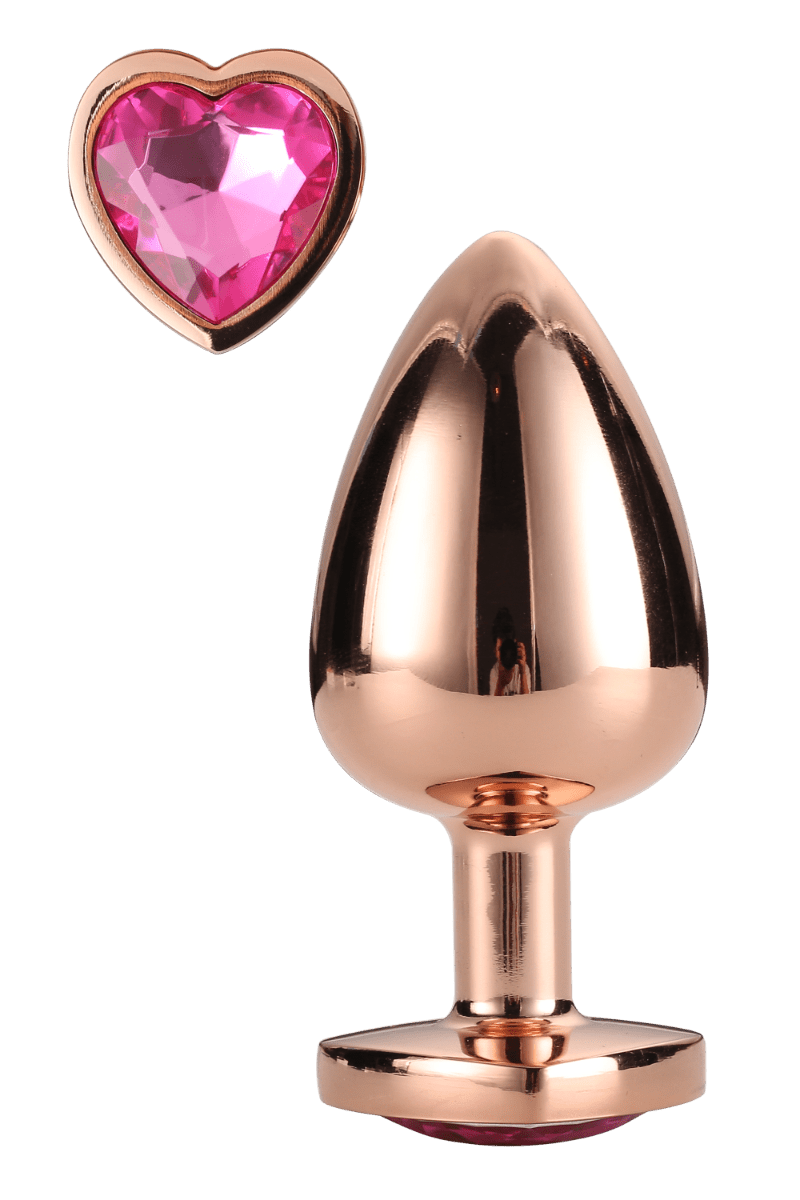 Dream Toys Gleaming Love Small Rose Gold Plug - Loveangels