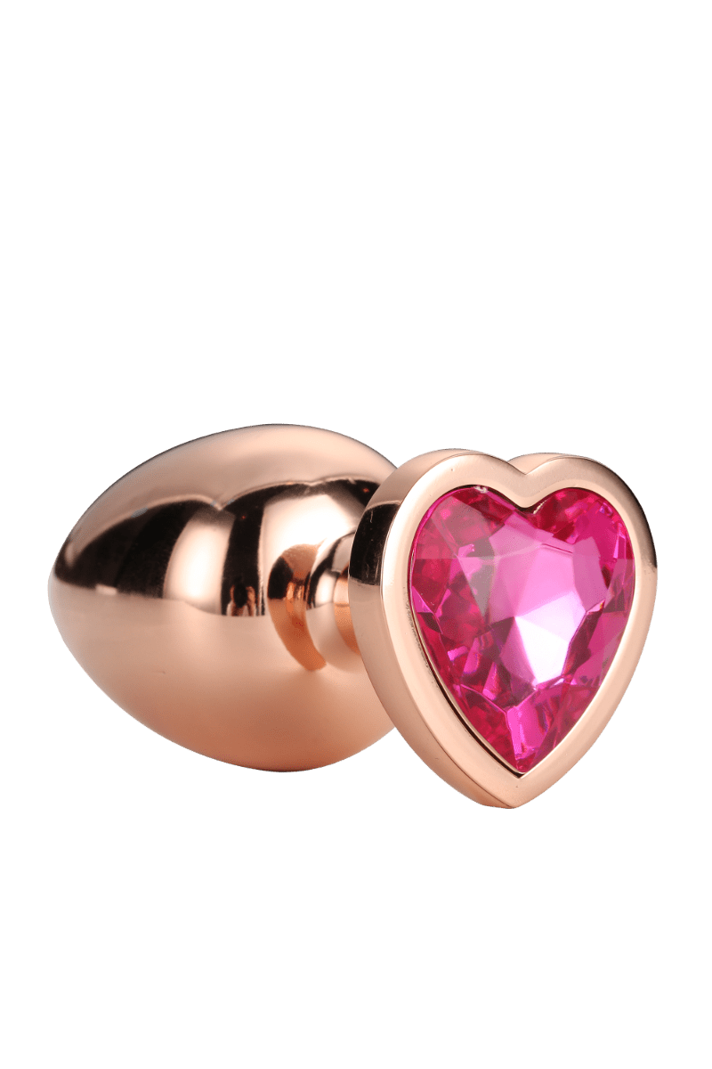 Dream Toys Gleaming Love Small Rose Gold Plug - Loveangels