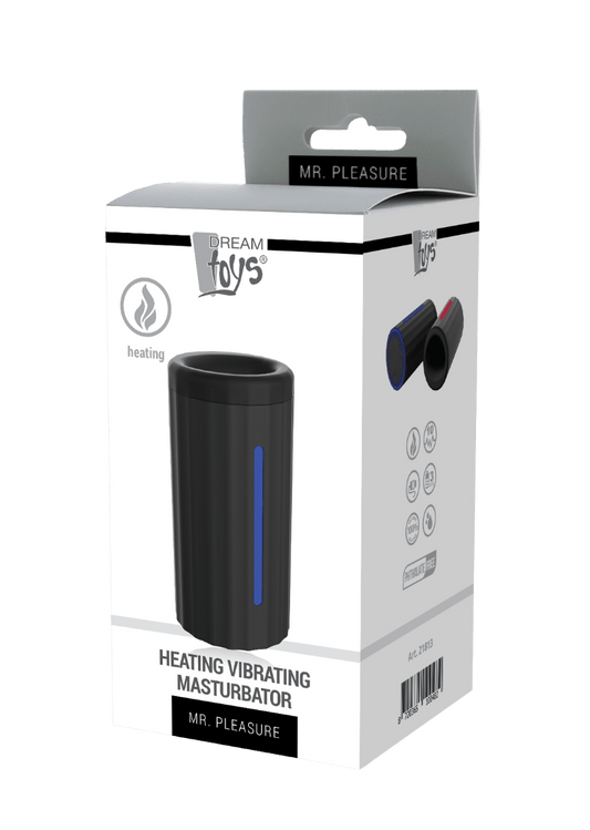 Dream Toys Mr Pleasure Heating Vibrating Stroker - Loveangels