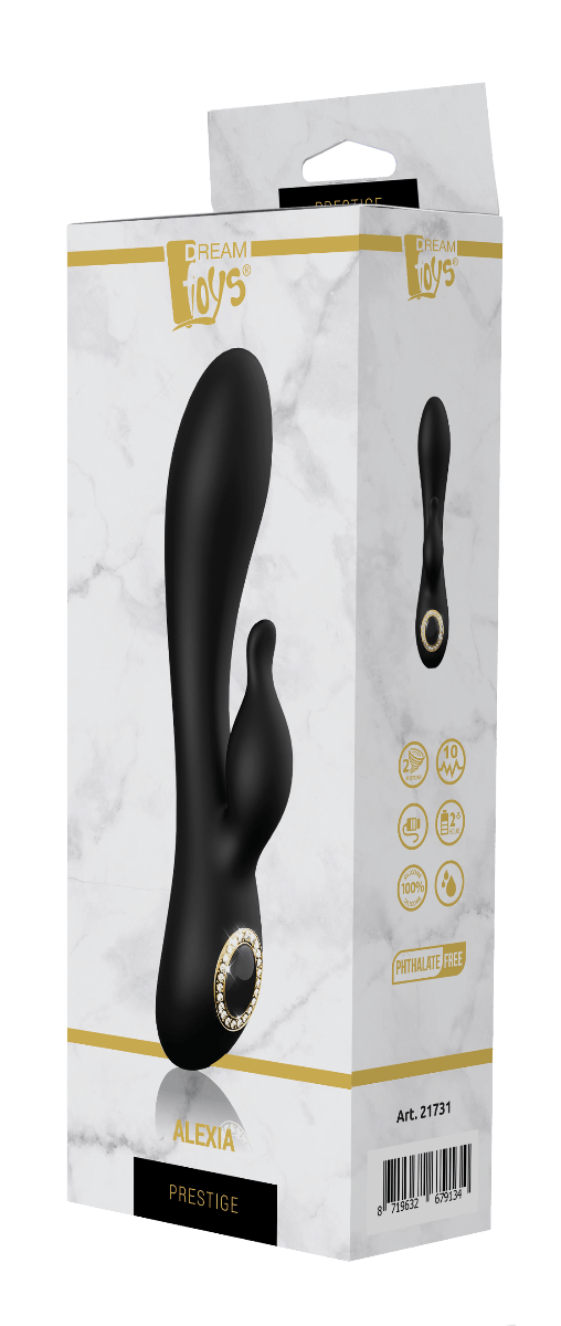 Dream Toys Prestige Alexia Rabbit Vibrator - Loveangels